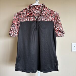 NWT Bermuda Sands‎ Golf Polo Women's Wick Away Short Sleeve Shirt Small